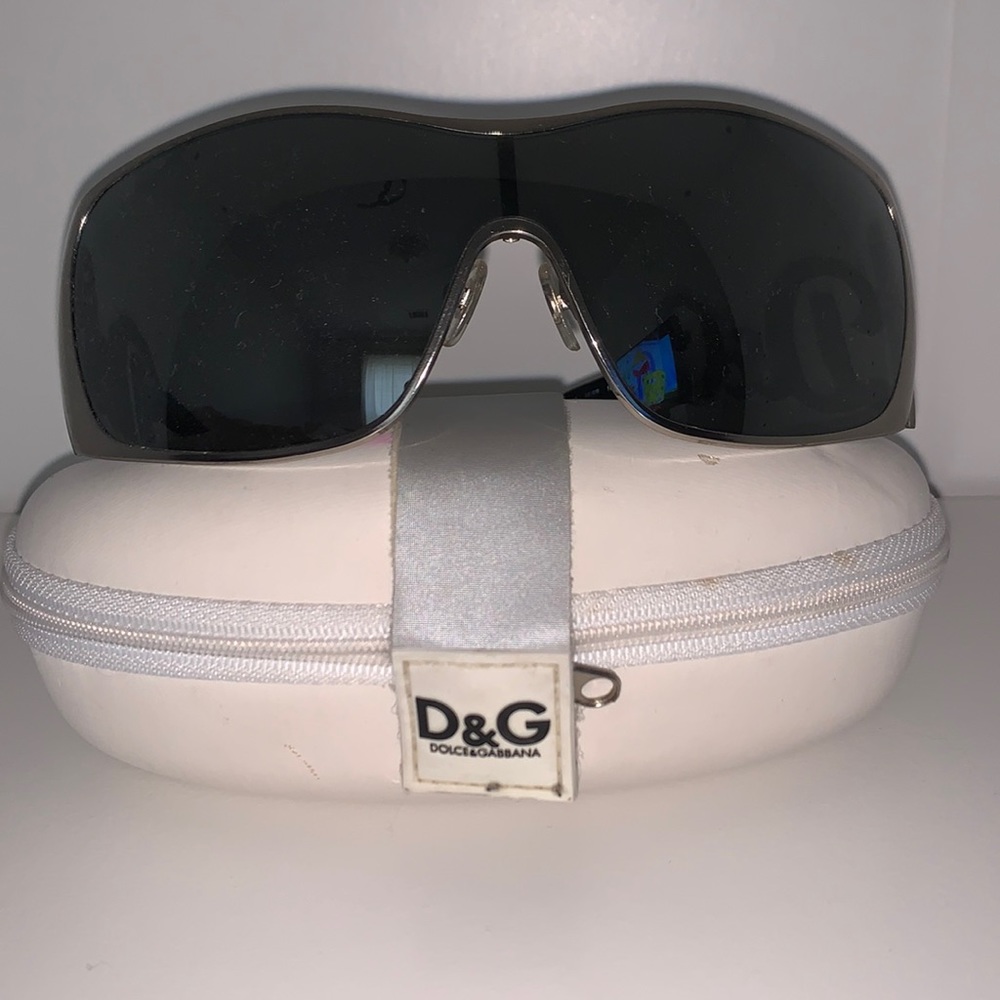 Vintage Dolce and Gabbana sunglasses in silver